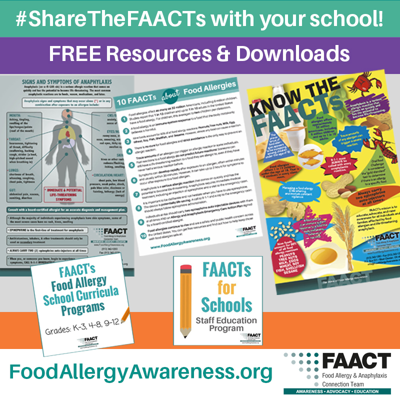 Share allergy facts with your school